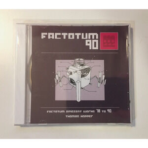 Factotum 90 CD Soundtrack Thomas Hopper - Limited Run Games - New Sealed